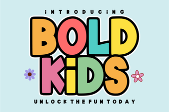Creative Font Designs for Young Learners